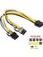 Splitter 11.8 "grafik Kartı Konektörü 8pin - 2x 8pin (6 + 2) Güç Kablosu 6 Parça (Yurt Dışından) 2