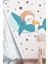 Balinada Uyuyan Ayıcık ve Yıldızlar Çocuk Bebek Odası Sticker Seti 1
