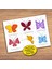 Renkli Sevimli Kelebekler Çocuklara Özel Puzzle Yapboz TABLO-154PZ 1