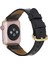 Apple Watch Uyumlu Deri Kordon 38-40-41MM Roma Rst1 Siyah 2