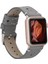 Apple Watch Uyumlu Deri Kordon 38-40-41MM Rst9-Ba8 Gri 1
