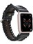 Apple Watch Uyumlu Deri Kordon 42-44-45MM RST1-SM43 Siyah 1