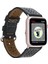Apple Watch Uyumlu Deri Kordon 38-40-41MM RST1-87019 Siyah 1