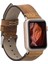 Apple Watch Uyumlu Deri Kordon 38-40-41MM G19-BA7 Taba 1