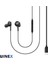 Akg Type-C Mikrofonlu Kablolu Kulaklık Siyah 3