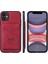 Apple Iphone 11 Için Kart Yuvalı Tpu Telefon Kılıfı - Kırmızı (Yurt Dışından) 1