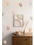 Soft Kahve Tonlarda Uçan Balonlar Çocuk Odası Dekorasyon Sticker Seti 3