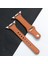 Apple Watch Uyumlu Serisi 7 45MM Için Deri Izle Kayışı(Yurt Dışından) 2