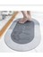 Diatomit 3.5 mm Kauçuk Kaymaz Taban Süper Emici Abdest Banyo Paspası Diyatom Paspas 40X60 cm 2