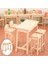 1/12 Ölçekli Minyatür Yemek Mobilya Dollhouse Oyuncak Doğum Günü Hediyeleri Için Çift Masa (Yurt Dışından) 5