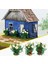 1 Kutu Minyatür Çiçek Statik Model Çiçek Kümesi Mikro Peyzaj Dekor Için Gardenia (Yurt Dışından) 4