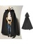 Cloak Kapüşonlu Cape 1/6 Ölçekli Minyatür 12 "ph Ht Kadın Erkek Hareketli Bebek (Yurt Dışından) 5