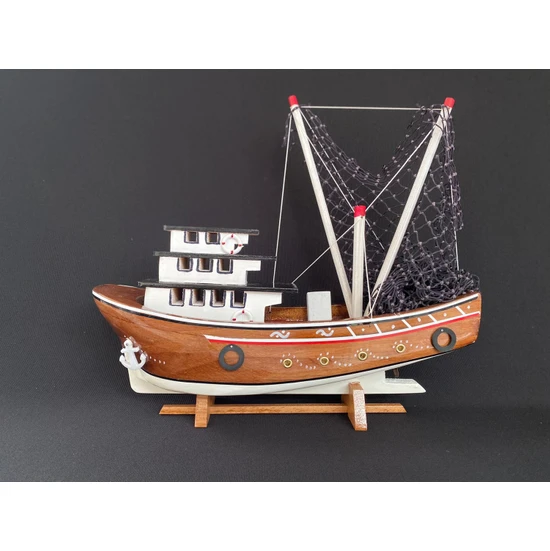Ayhan Kotra Karadeniz Balıkçı Gemi Maketi, Ahşap Gemi Maketi, El Yapımı Maket Gemi