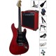 Midex RPH20-AMP RED Elektro Gitar Seti 20 WATT GAİN'Lİ Amfi ve Full SET