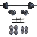 Dambılcım Platinum  35 kg Halter Seti ve Vücut Geliştirme Seti