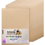 Artlantis A4 Kraft Kağıt 80 gr 50 Adet Artlantis Kraft Saman Kağıt 50 Adet