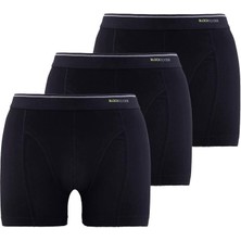 Tender Cotton 3'lü Siyah Boxer 9673 - 967