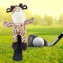 F Fityle Peluş Golf Ahşap Sürücü Headcover Koruyucu Guard Sevimli Golf Kulübü Başkanı (Yurt Dışından)