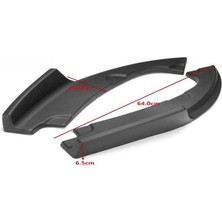 Bavyera Honda Cıvıc Fc5 2016-2020 Arka Çıkıntılı Flap Pıano Black