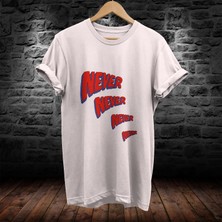 Remonz Never Baskılı %100 Pamuk Oversize T-Shirt