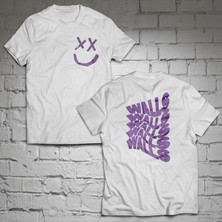 Remonz Walls Çift Baskılı %100 Pamuk Oversize T-Shirt Büyük Beden Tişört