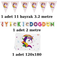 Party Gross Unicorn Doğum Günü Parti Seti Lisanslı 8 Kişilik