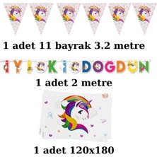 Party Gross Unicorn Doğum Günü Parti Seti Lisanslı16 Kişilik