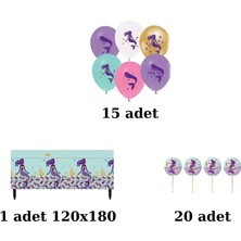 Party Gross Deniz Kızı Doğum Günü Parti Seti 16 Kişilik