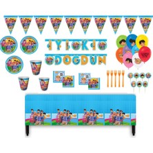 Balonevi Rafadan Tayfa Doğum Günü Parti Seti 24 Kişilik