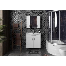 Belinza Eva Banyo Dolabı Takımı Beyaz 80 cm