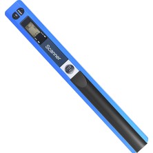 Top Geek 900DPI Taşınabilir Kablosuz A4 Tarayıcı -Mavi (Yurt Dışından)