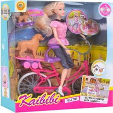 Kaibibi Sonsuz Hareket Bisikletli Kız ve Köpekleri - BLD144