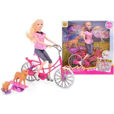 Kaibibi Sonsuz Hareket Bisikletli Kız ve Köpekleri - BLD144