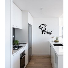 Diken Chef Duvar Dekoru Ahşap Tablo