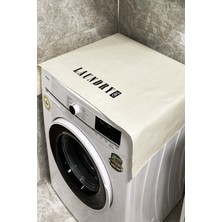 Hanles Laundry Nakış İşlemeli Çamaşır Makine Örtüsü Banyo Dekorasyon Düzenleyici Kılıf 100x62