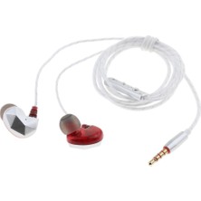 Prettyia Wı 3.5mm Stereo Hd Kulaklık Spor Kulak Kulaklık Cep Telefonu Kırmızı Için (Yurt Dışından)