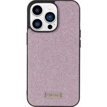 Sulada iPhone 13 Pro Max Için Socialite Serisi Çizilmeye Dayanıklı Işıltılı Tpu + Pc Telefon Kılıfı - Pembe (Yurt Dışından)