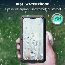 Hello-U iPhone 13 Için Tank Serisi 360 Derece Tam Korumalı Dahili Temperli Cam Filmli Telefon Kılıfı - Siyah (Yurt Dışından)