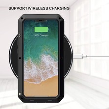 Hello-U iPhone 13 Için Tank Serisi 360 Derece Tam Korumalı Dahili Temperli Cam Filmli Telefon Kılıfı - Siyah (Yurt Dışından)