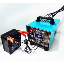 Tuğra 12 Volt 20 Amper Dijital Göstergeli Akü Şarj Cihazı 180 Ampere Kadar Şarj