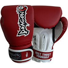 Dragon Attack Boks Eldiveni Kick Boks Muay Thai Boks Eldiveni ve Bandaj 2'li Set