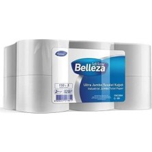 Belleza Ultra Jumbo Tuvalet Kağıdı Çift Katlı 428 Yaprak 150 m - 12 Adet