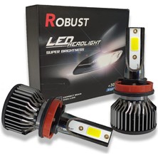 Robust H11  LED Xenon Far Ampulü Yeni Nesil Mini 8000 Lumen 36 Watt