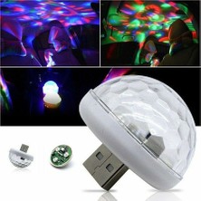 En-Sa Disko Topu Sese Duyarlı USB LED Lamba Telefon Çakmaklık Uyumlu