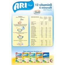 Arı Mama Arı mama 12 Vitaminli 6 Mineralli Sütlü Pirinçli 3 ADET*250GR