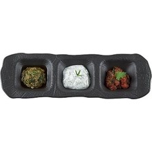 Bonna Porselen Shade 30 cm Üçlü Sosluk