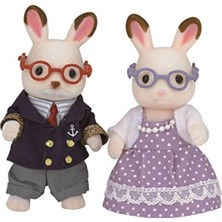 Sylvanian Families Marka: Sylvanian Families 5190 C Rabbit Grandparents ESF5190 -6, Renkli Kategori: Karakter Figür Oy