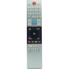 Kutsan Toshiba LCD LED Tv Kumanda Netflix Tuşlu CG-8681499190208