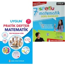 Sadık Uygun Yayınları 7. Sınıf Matematik Spotlu Soru Bankası + 7. Sınıf Matematik Pratik Defter