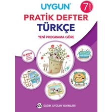 Sadık Uygun Yayınları 7. Sınıf Türkçe Spotlu Soru Bankası + 7. Sınıf Türkçe Pratik Defter (Spiralli)